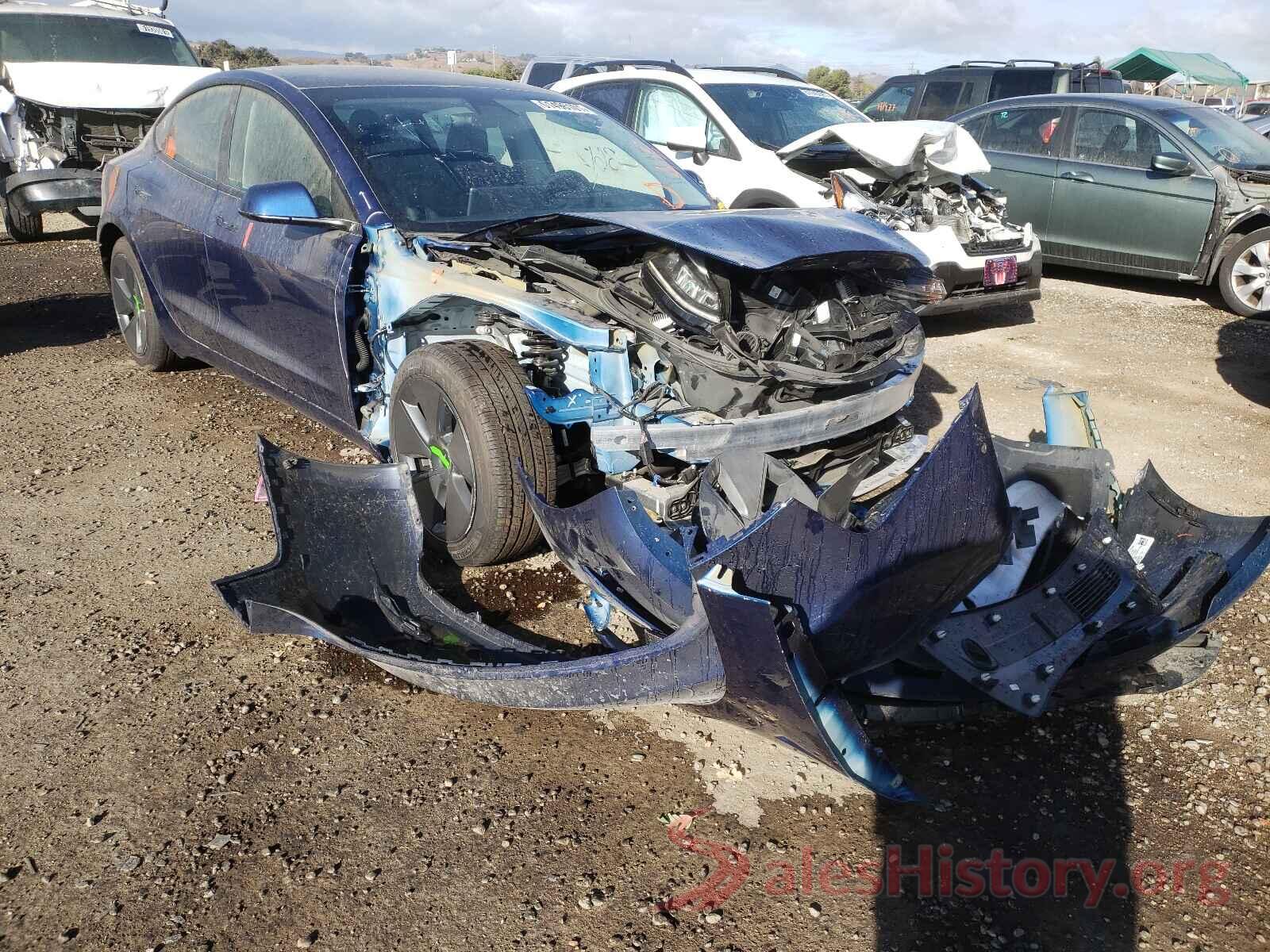 5YJ3E1EA4MF877510 2021 TESLA MODEL 3