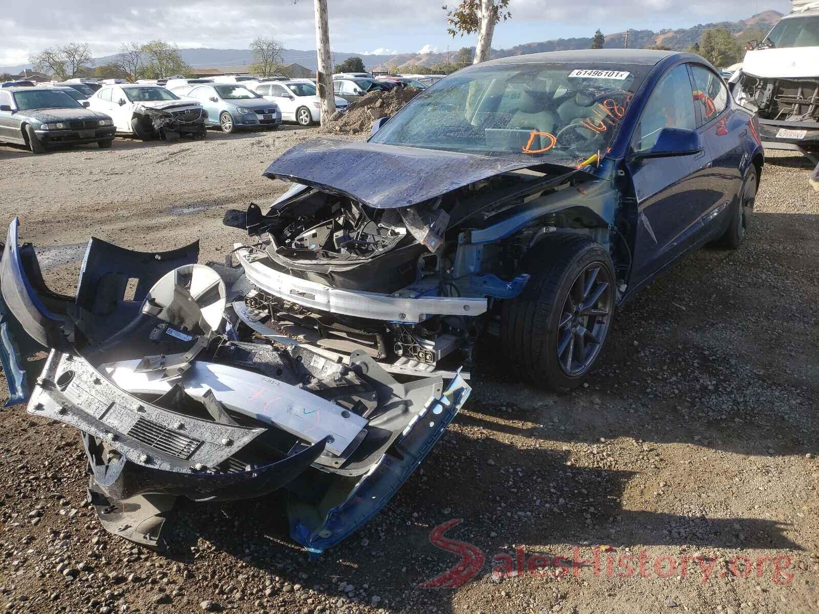 5YJ3E1EA4MF877510 2021 TESLA MODEL 3