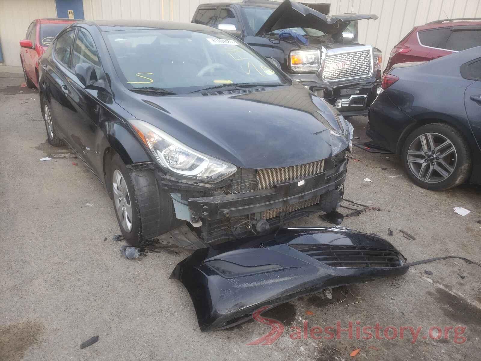 KMHDH4AE3GU607438 2016 HYUNDAI ELANTRA