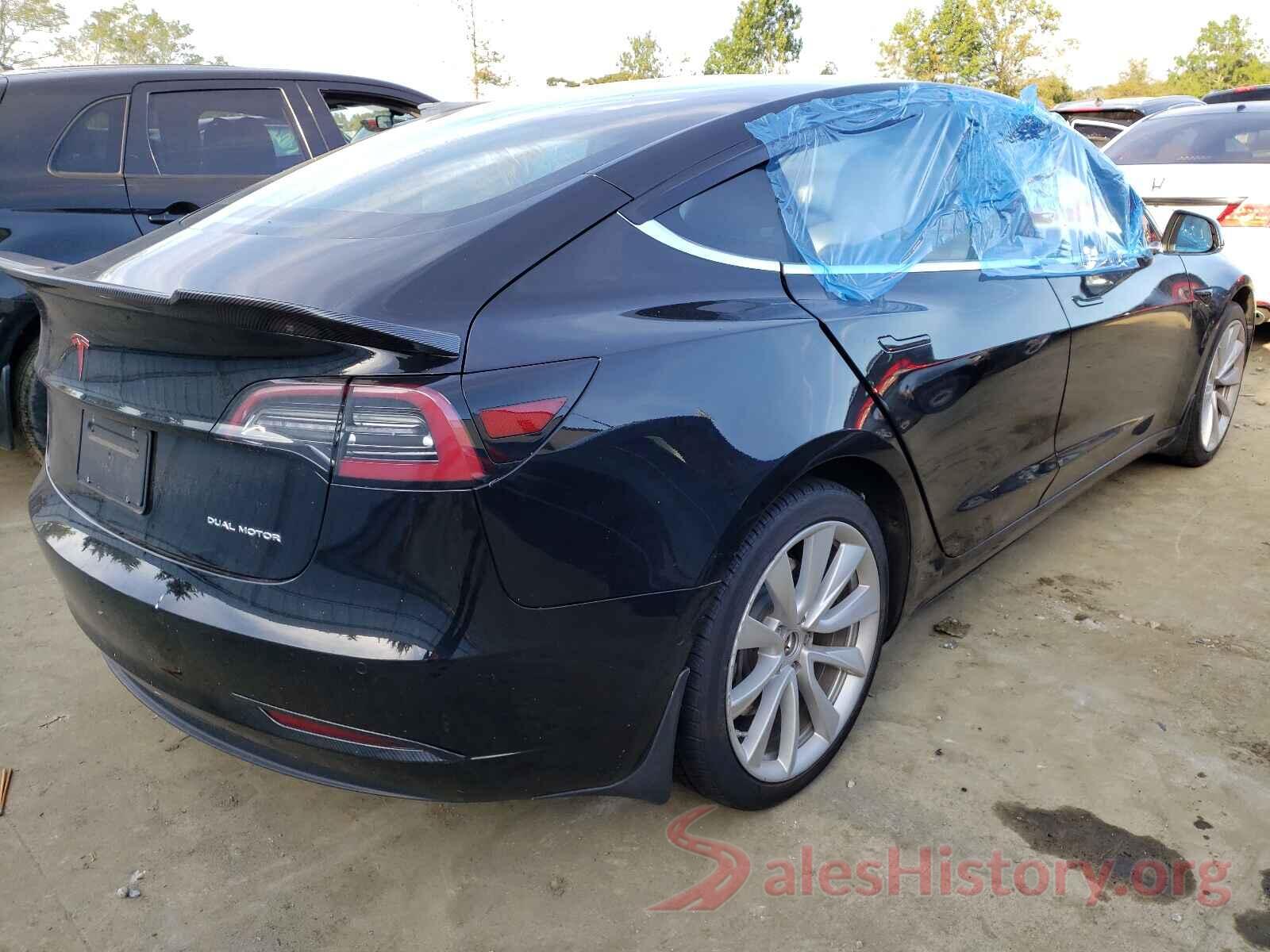 5YJ3E1EB4KF391396 2019 TESLA MODEL 3