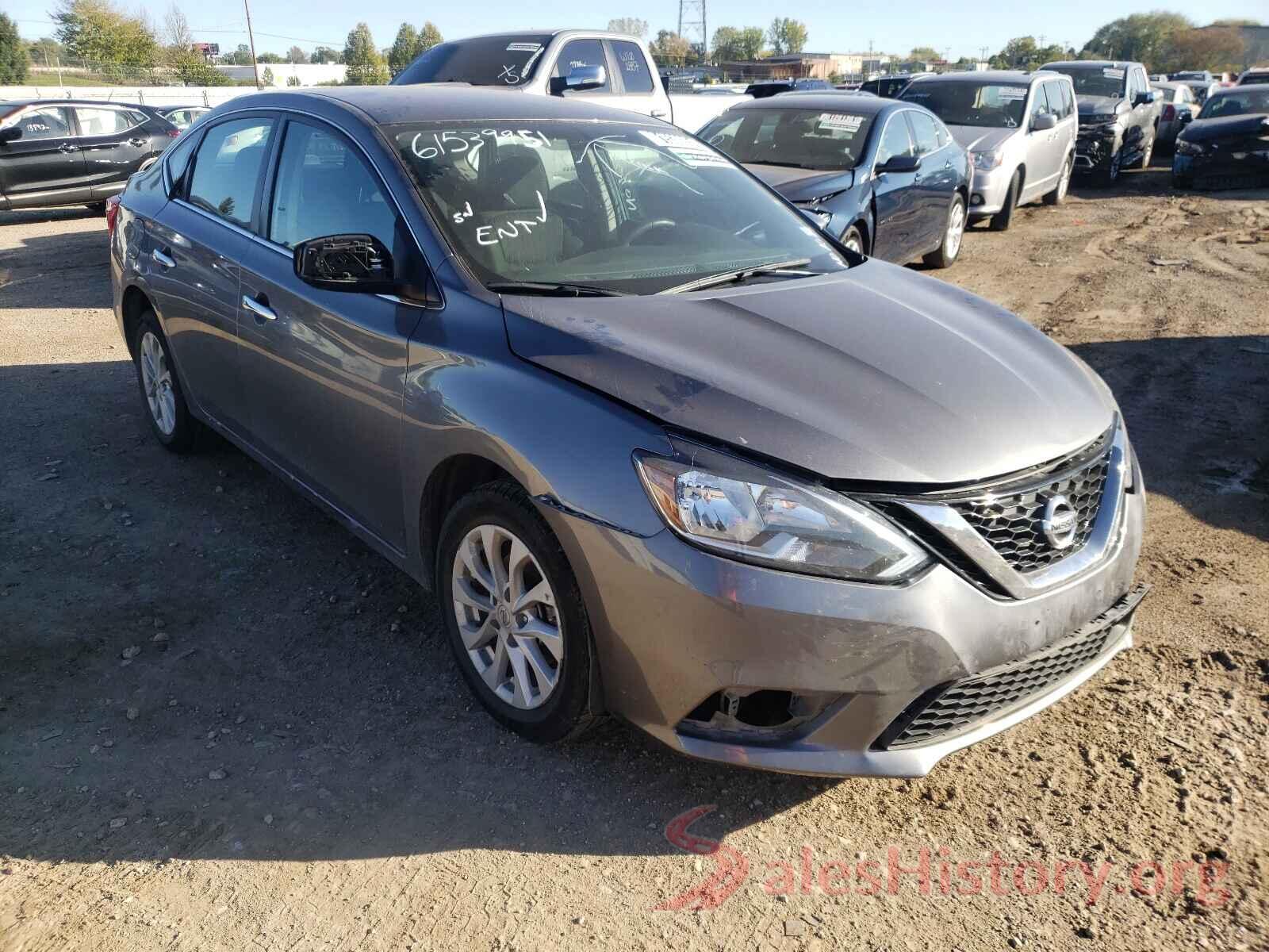 3N1AB7AP8KY455421 2019 NISSAN SENTRA