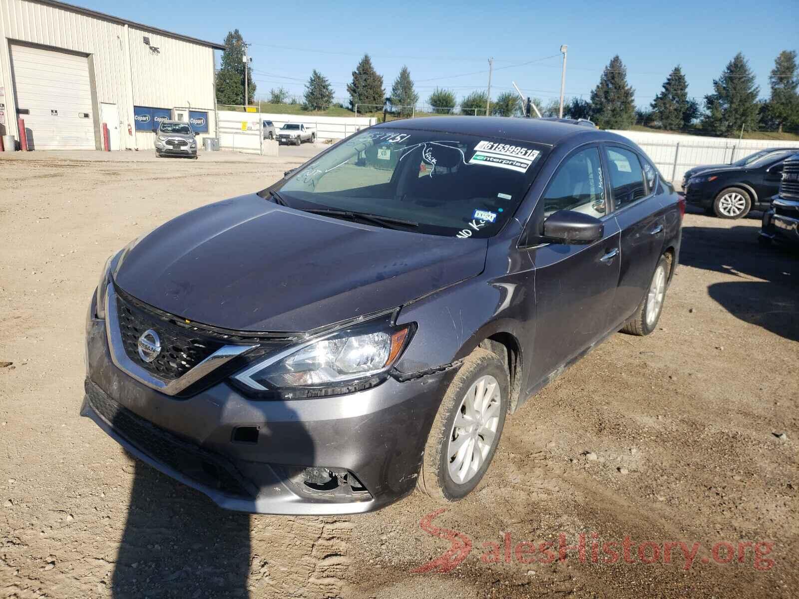 3N1AB7AP8KY455421 2019 NISSAN SENTRA