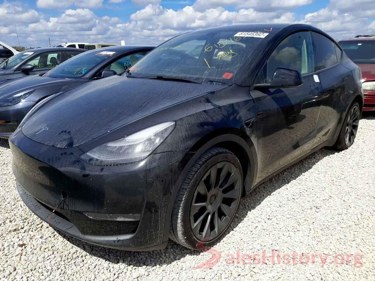 5YJYGDEE0MF070454 2021 TESLA MODEL Y