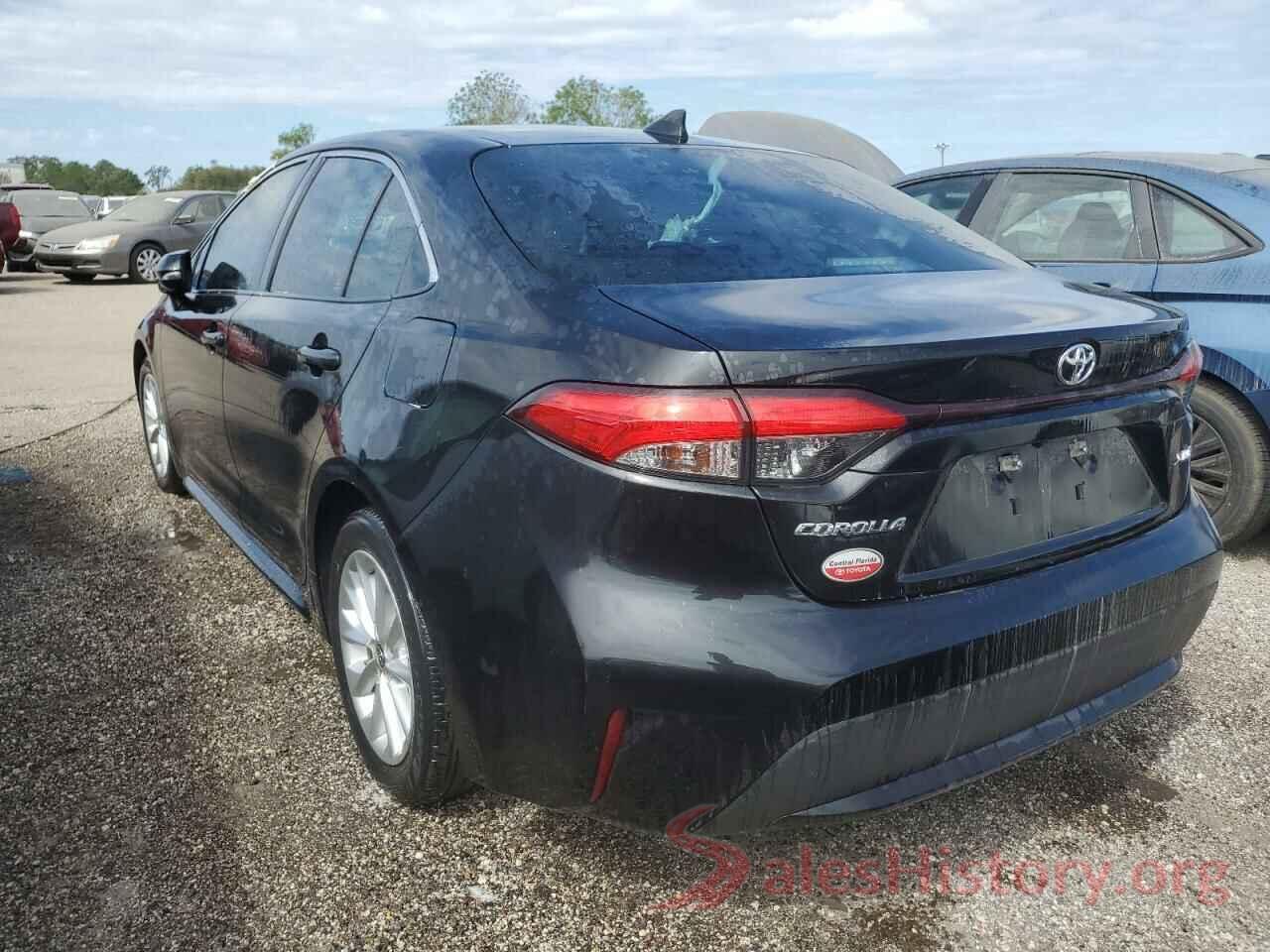 5YFFPRAE4LP008262 2020 TOYOTA COROLLA