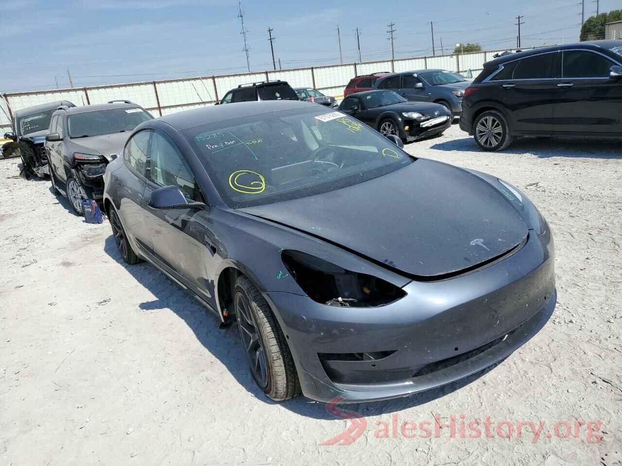 5YJ3E1EA1NF101692 2022 TESLA MODEL 3