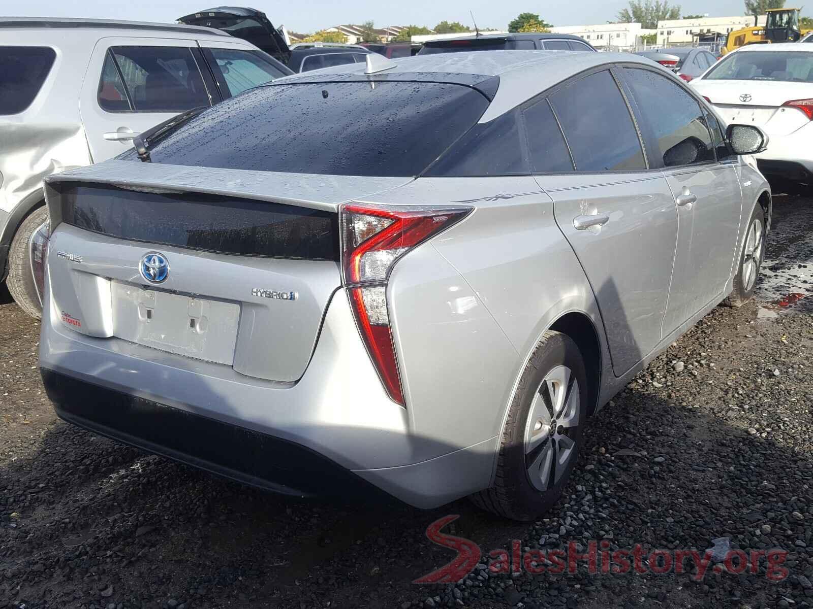 JTDKARFU1G3511956 2016 TOYOTA PRIUS