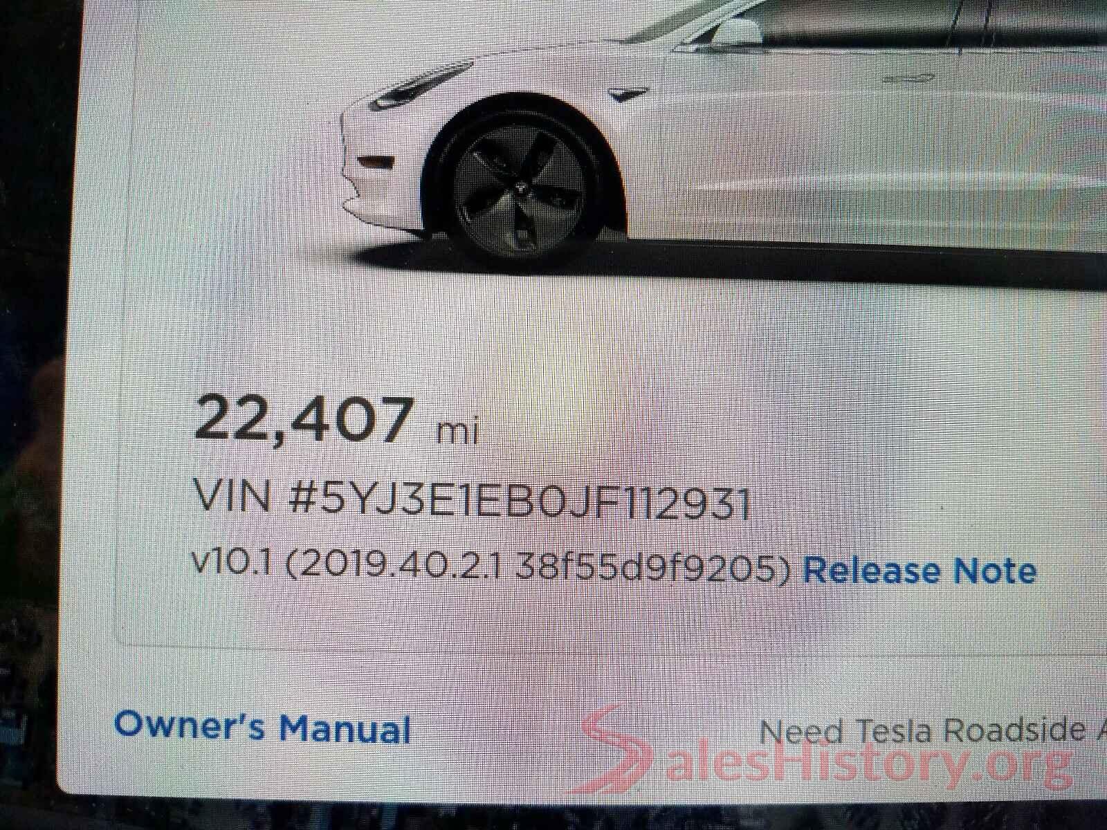 5YJ3E1EB0JF112931 2018 TESLA MODEL 3