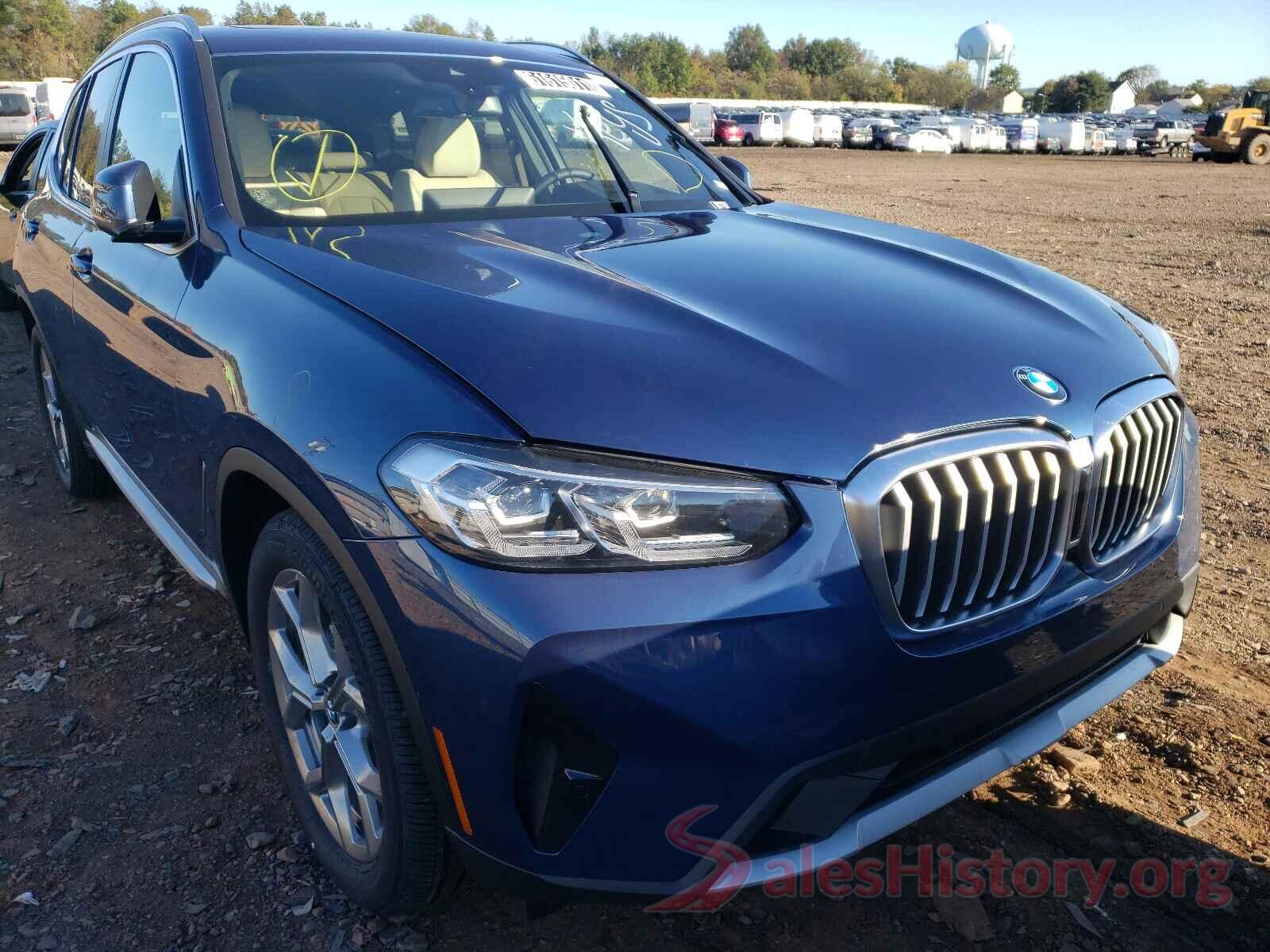 5UX53DP05N9J31386 2022 BMW X3