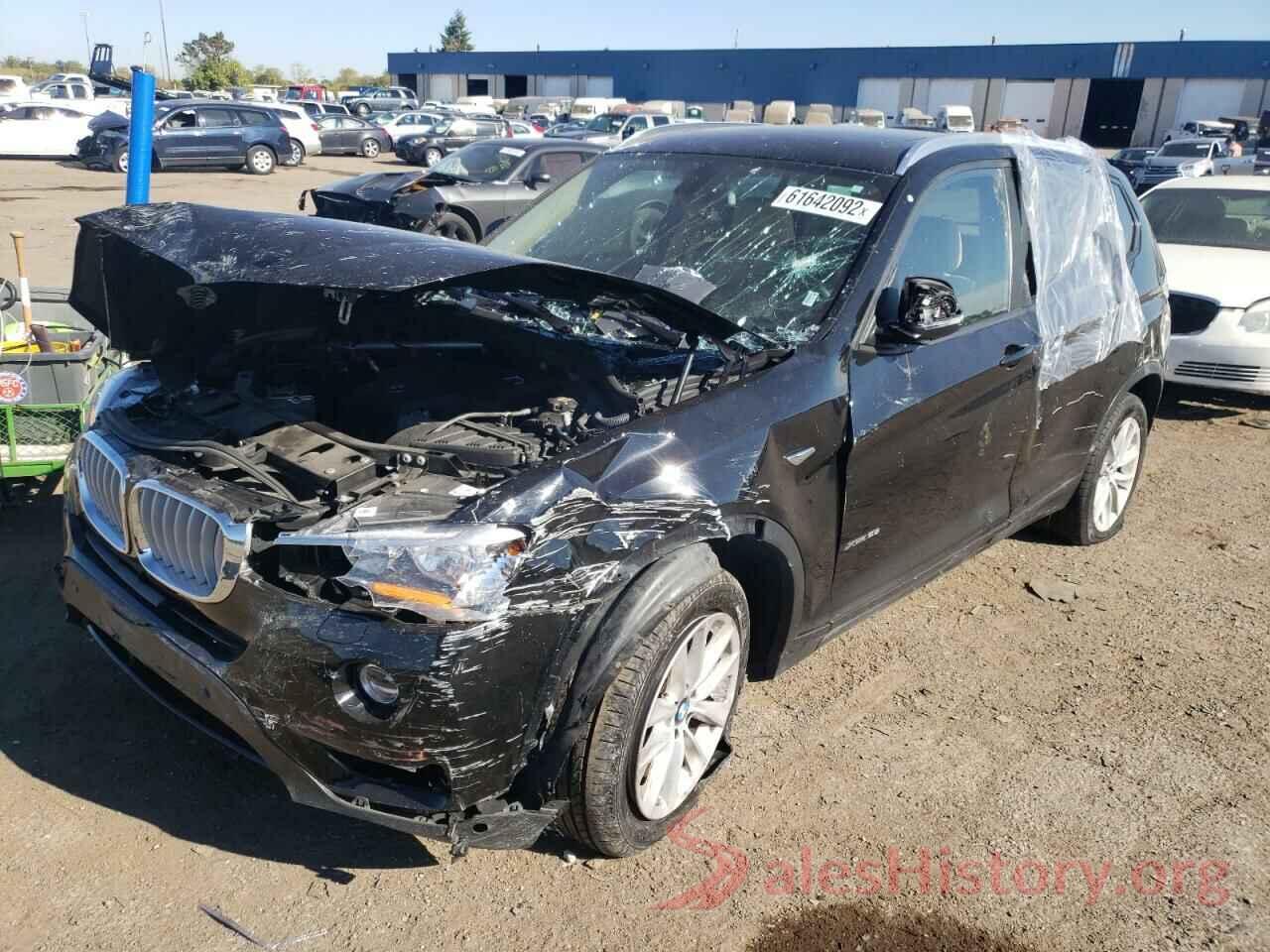 5UXWX9C39H0W77493 2017 BMW X3