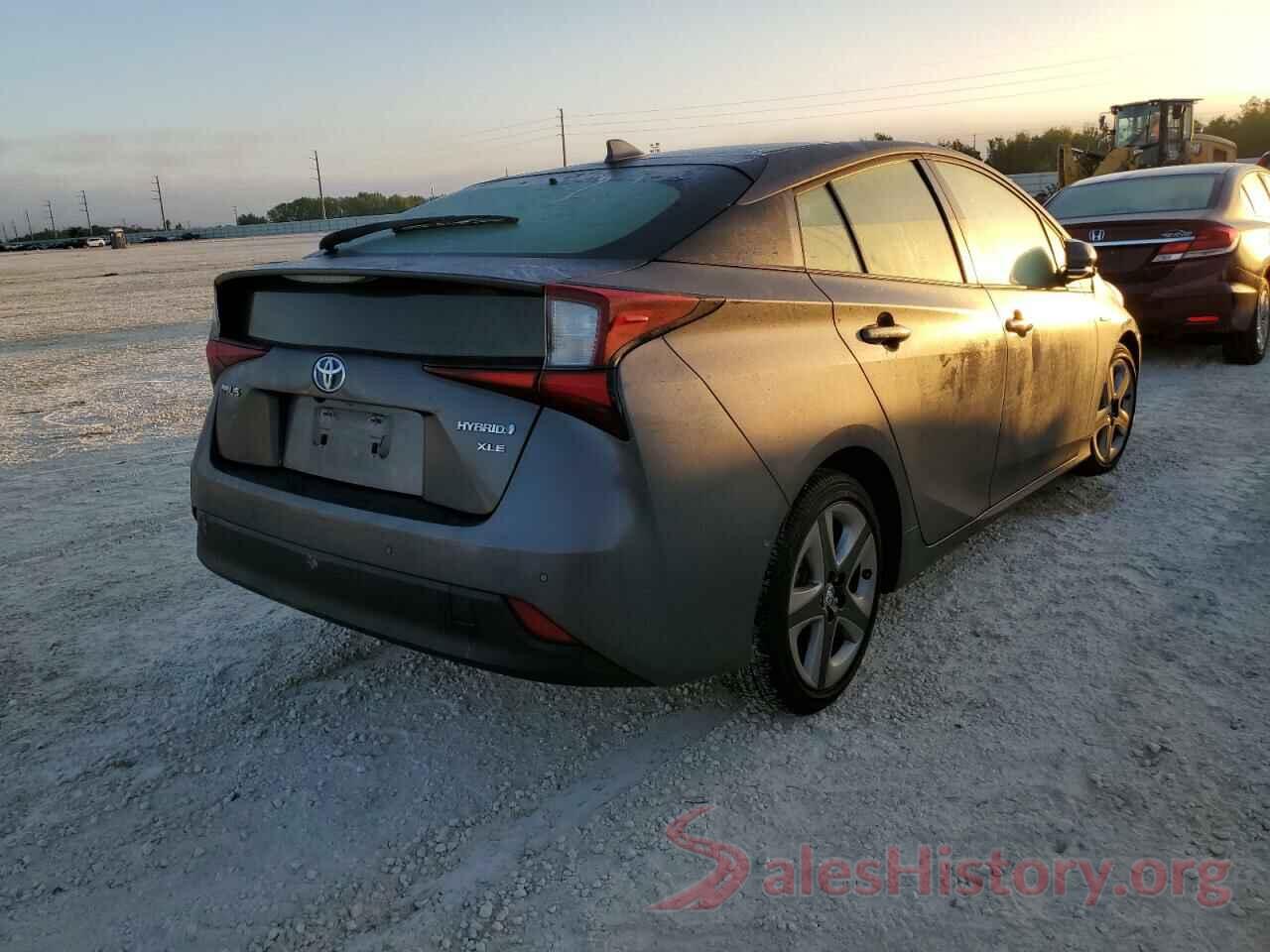 JTDKARFU0K3073567 2019 TOYOTA PRIUS