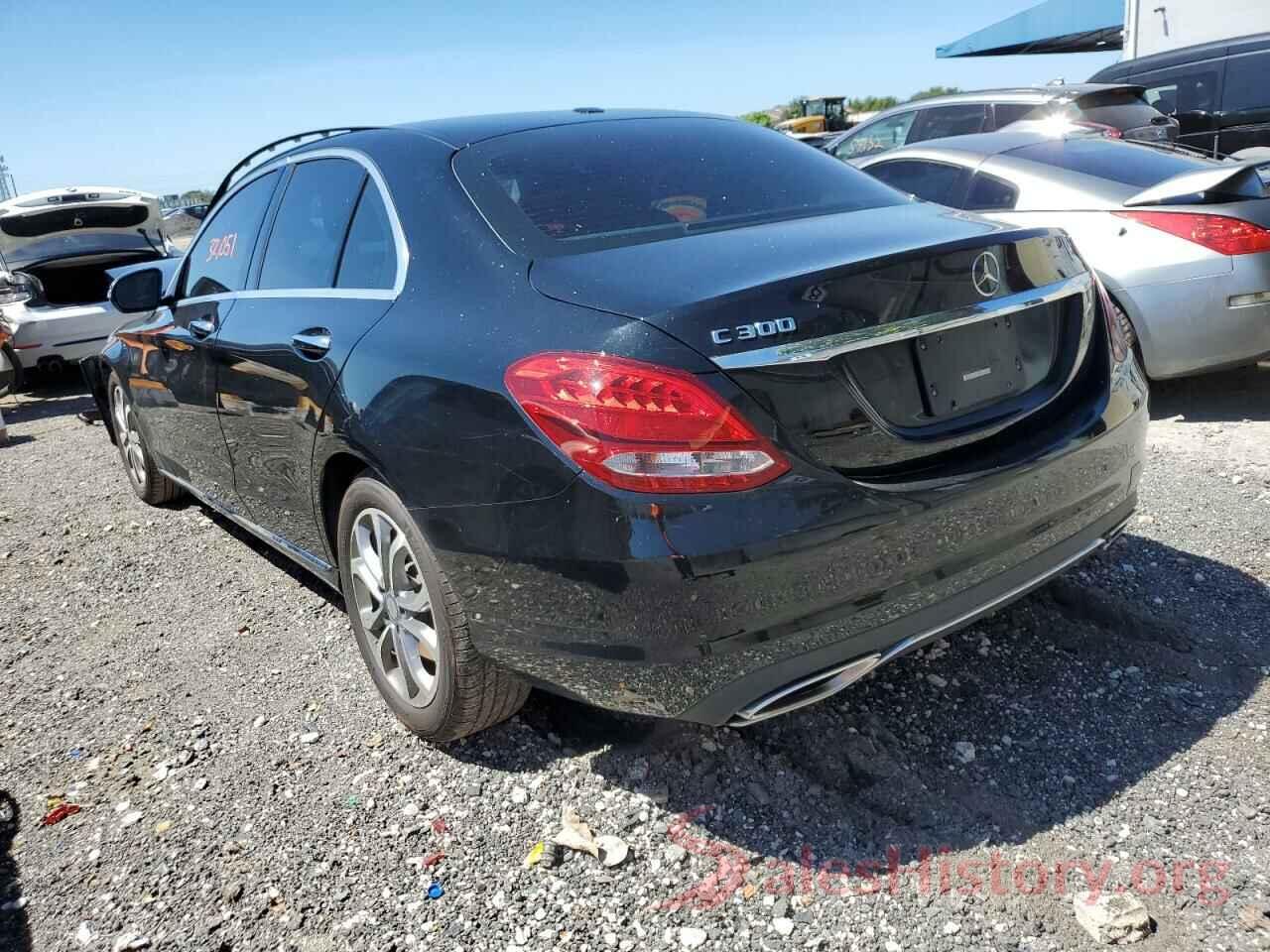 55SWF4JB7HU204936 2017 MERCEDES-BENZ C-CLASS