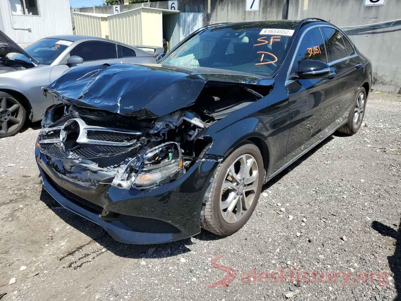 55SWF4JB7HU204936 2017 MERCEDES-BENZ C-CLASS