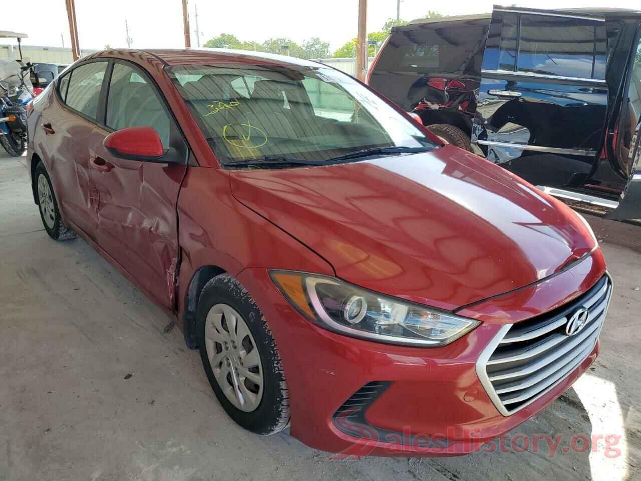 KMHD74LF9HU423244 2017 HYUNDAI ELANTRA