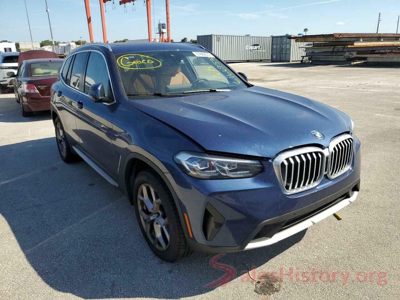 WBX57DP03NN142399 2022 BMW X3