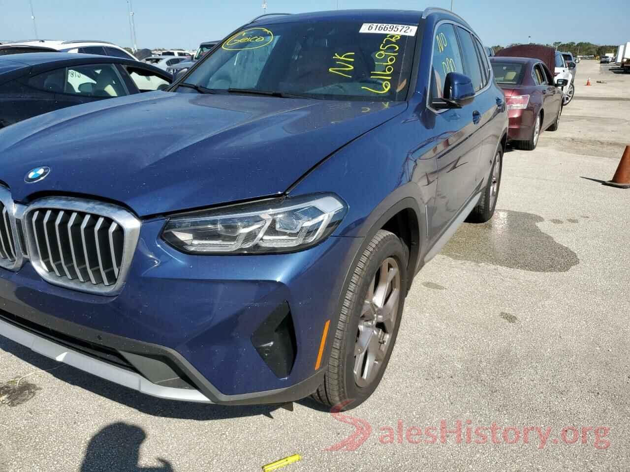 WBX57DP03NN142399 2022 BMW X3