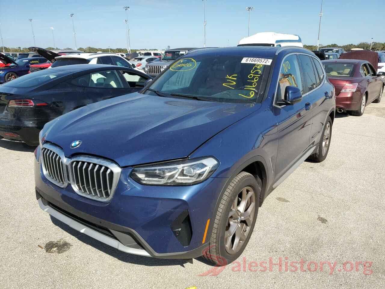 WBX57DP03NN142399 2022 BMW X3