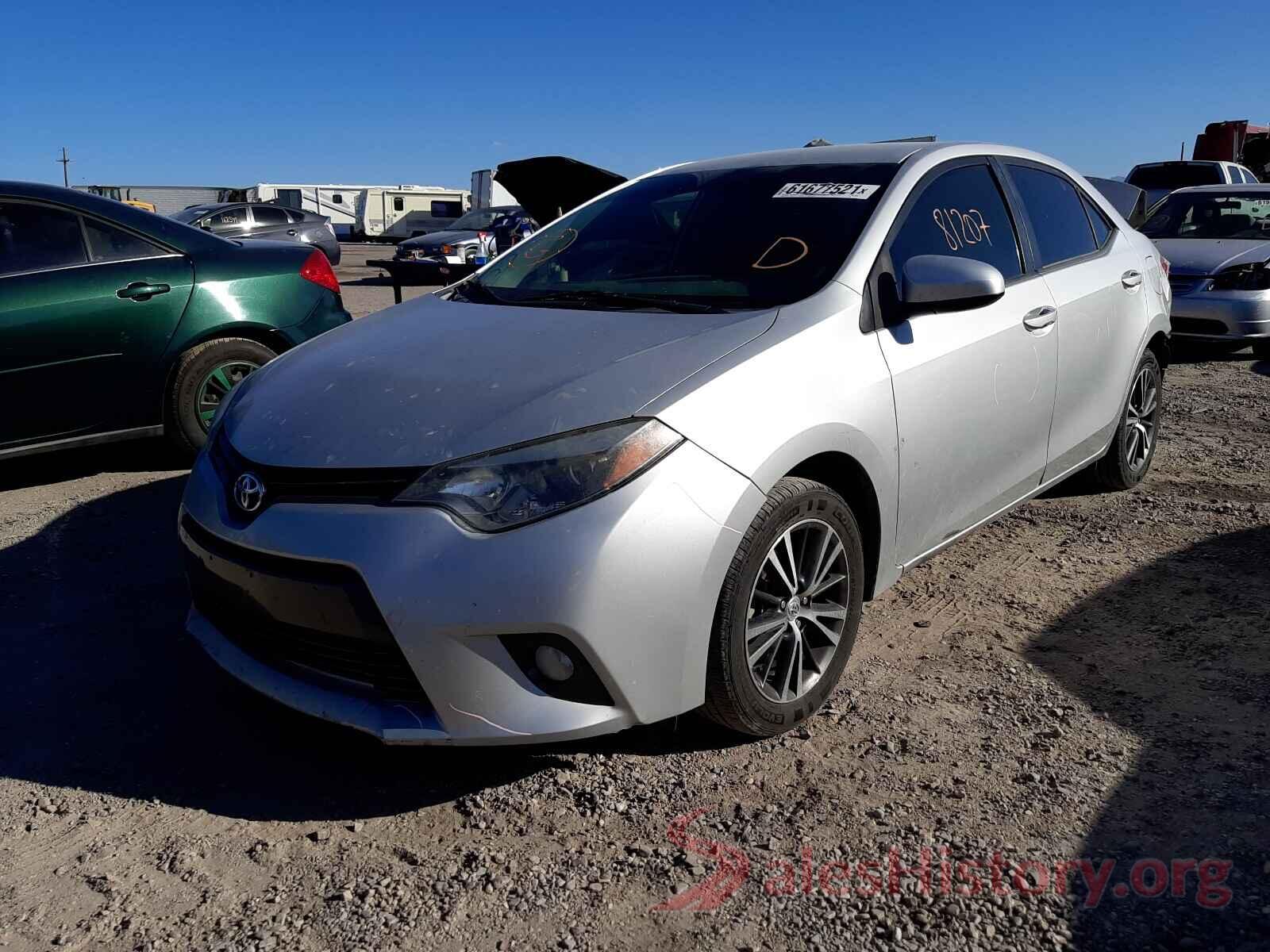 5YFBURHE3GP383255 2016 TOYOTA COROLLA