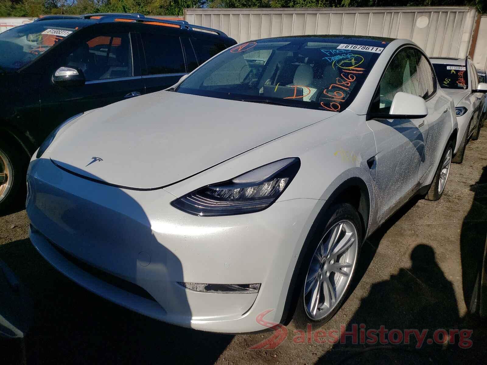 5YJYGAEE5MF195125 2021 TESLA MODEL Y