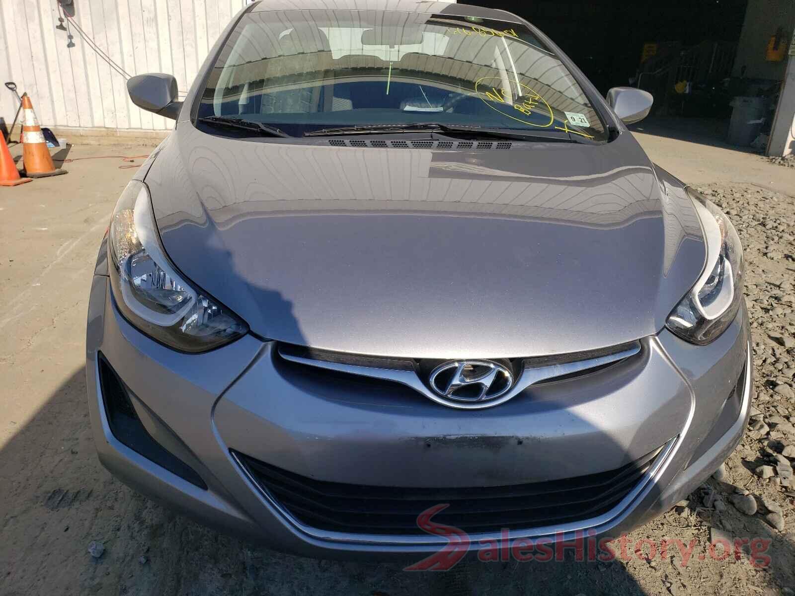 5NPDH4AEXGH705574 2016 HYUNDAI ELANTRA