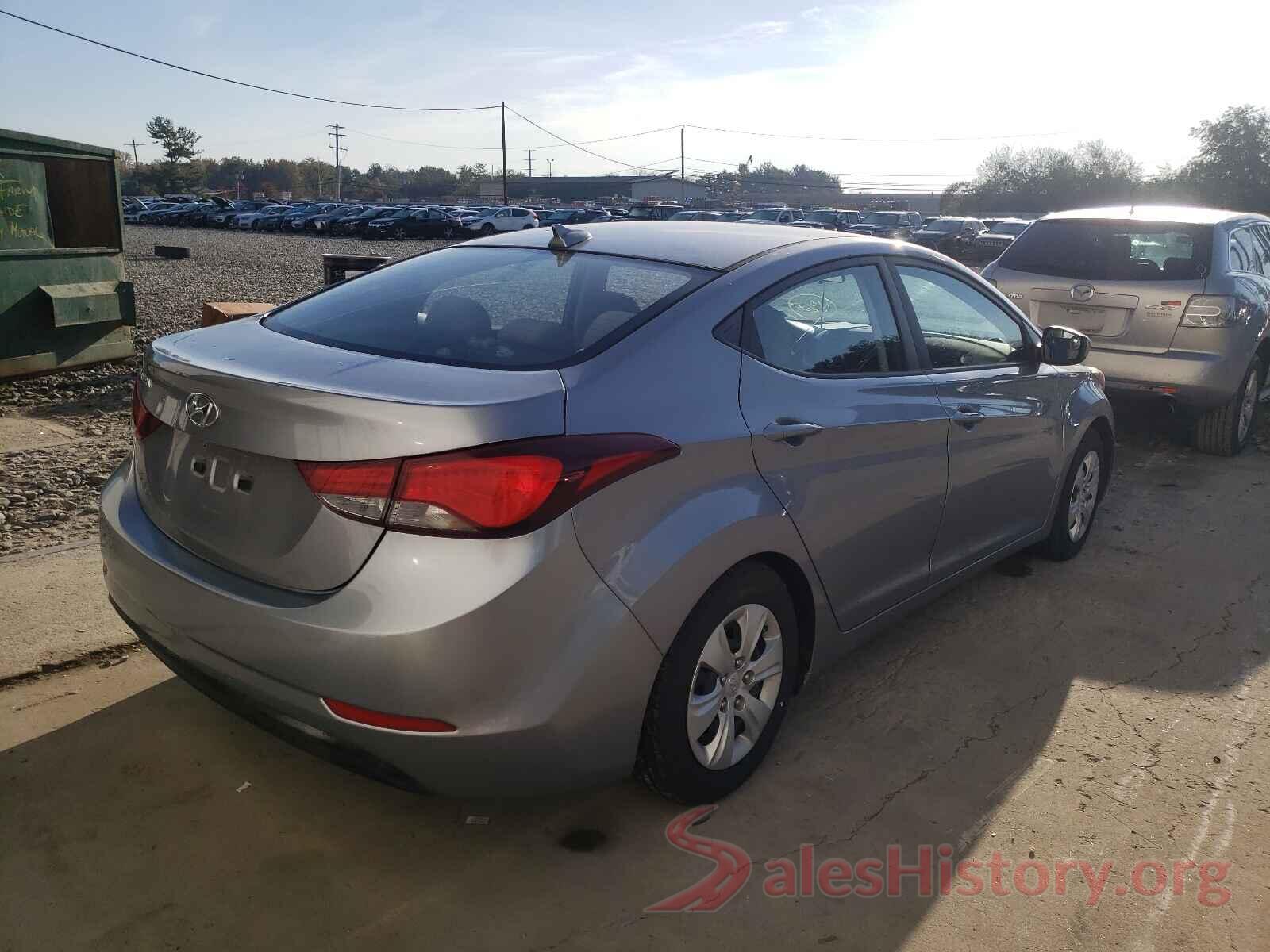 5NPDH4AEXGH705574 2016 HYUNDAI ELANTRA