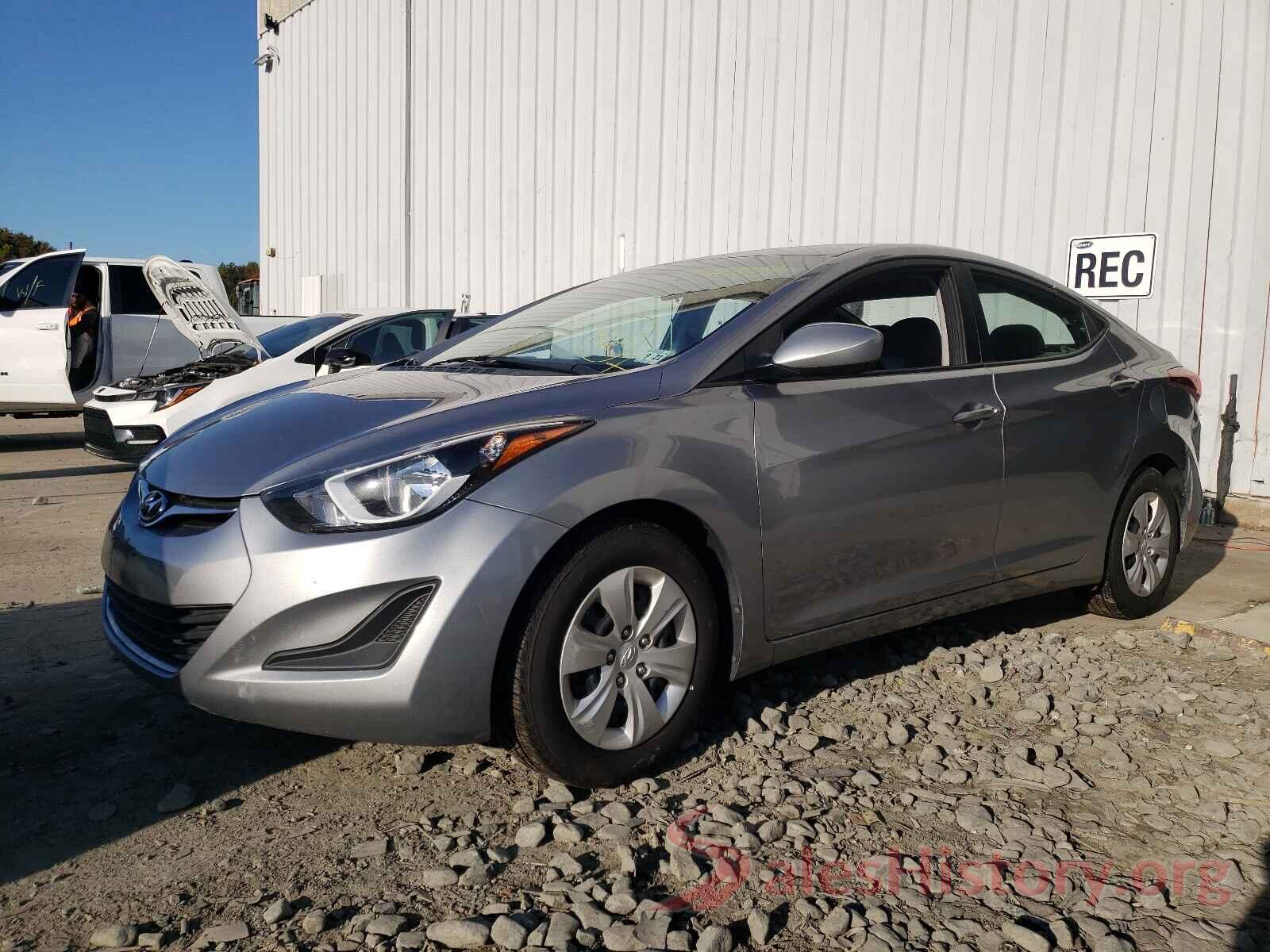 5NPDH4AEXGH705574 2016 HYUNDAI ELANTRA