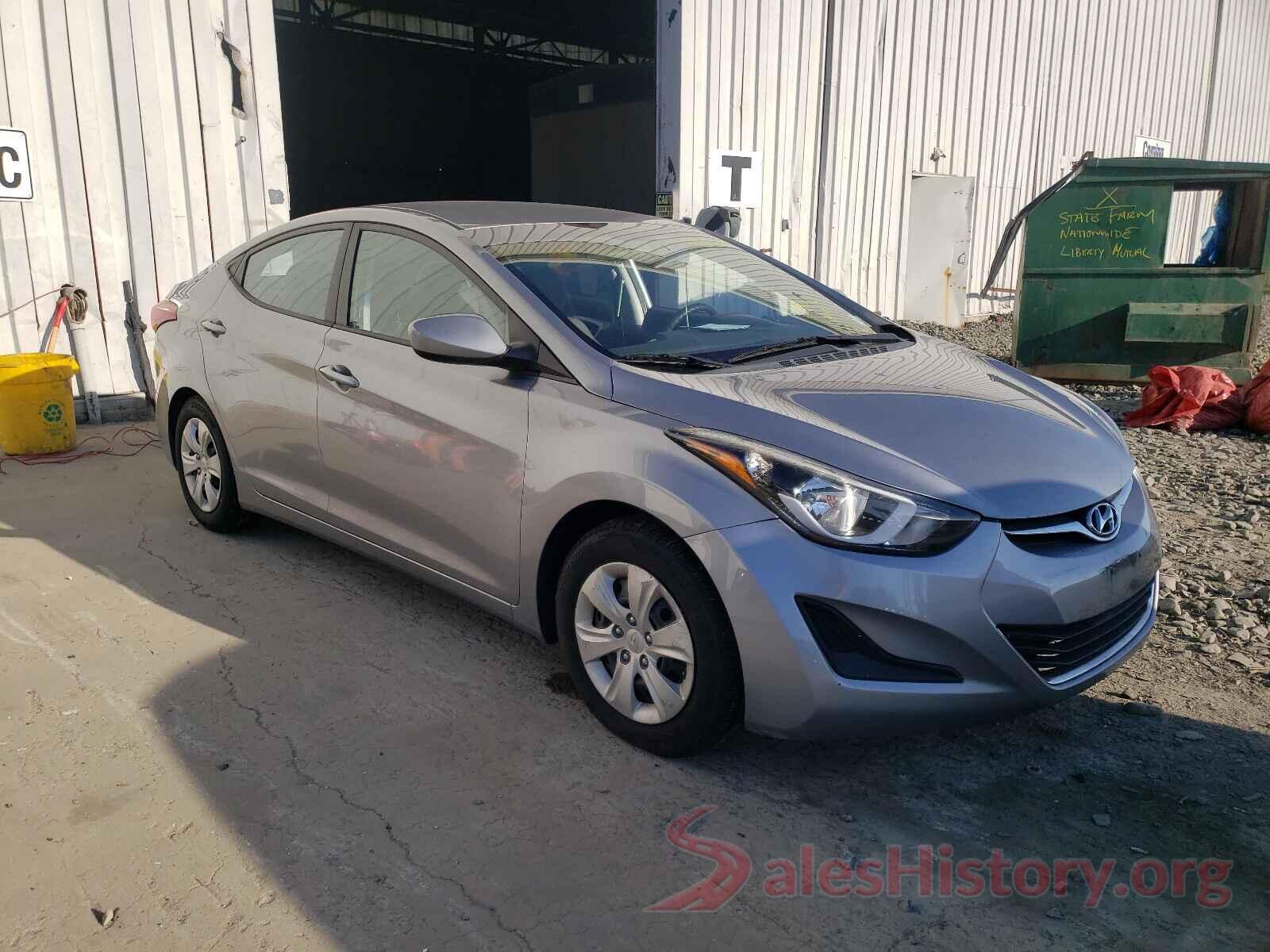 5NPDH4AEXGH705574 2016 HYUNDAI ELANTRA