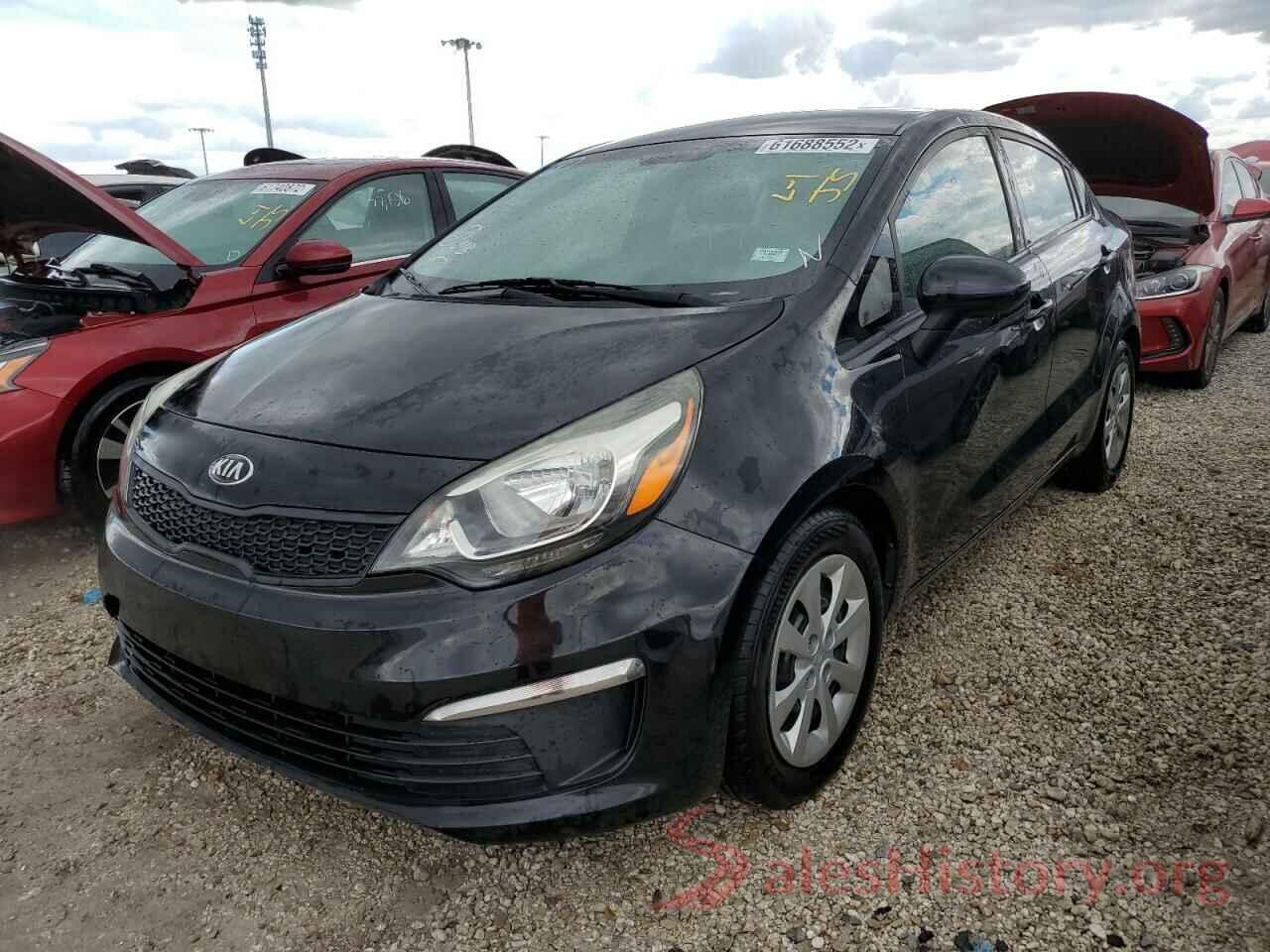 KNADM4A38H6057459 2017 KIA RIO