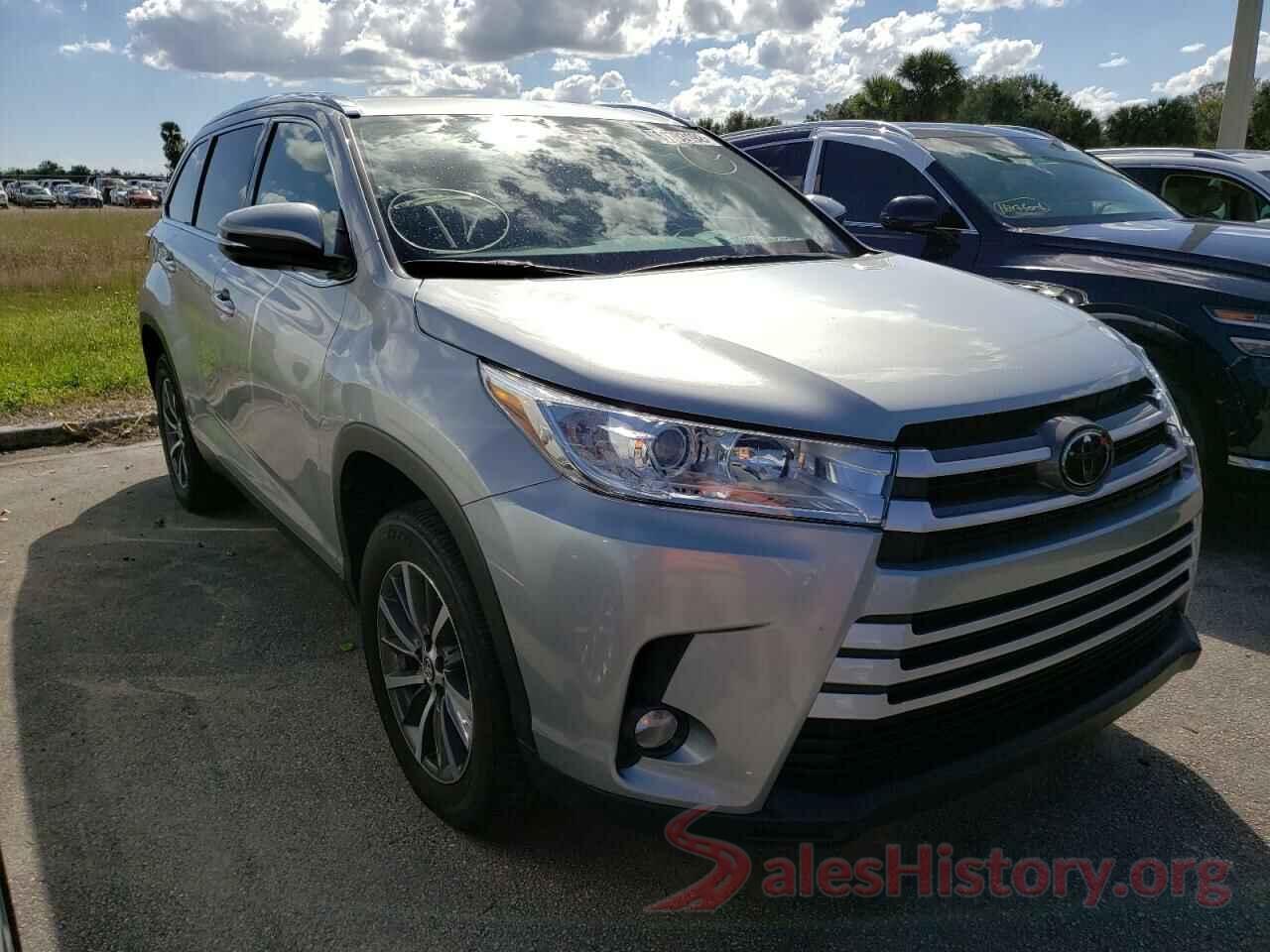 5TDKZRFH4KS553914 2019 TOYOTA HIGHLANDER