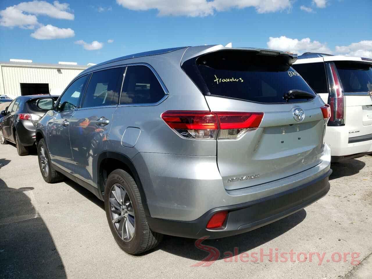 5TDKZRFH4KS553914 2019 TOYOTA HIGHLANDER