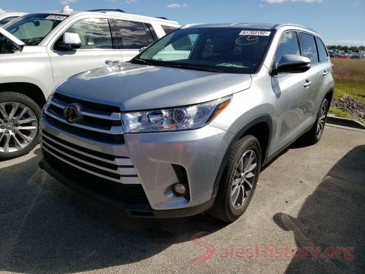 5TDKZRFH4KS553914 2019 TOYOTA HIGHLANDER