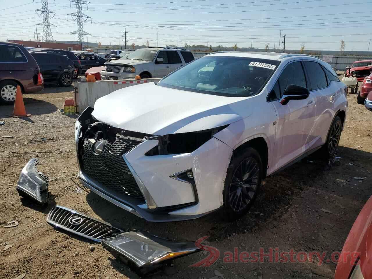 2T2BZMCA8HC072118 2017 LEXUS RX350