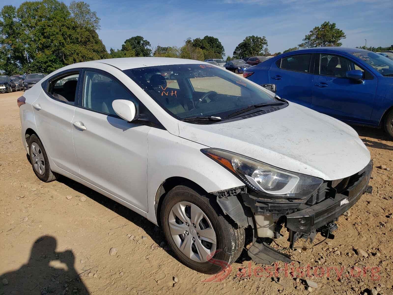 5NPDH4AE6GH729094 2016 HYUNDAI ELANTRA