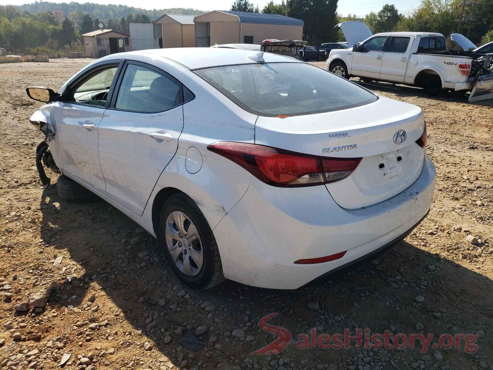 5NPDH4AE6GH729094 2016 HYUNDAI ELANTRA