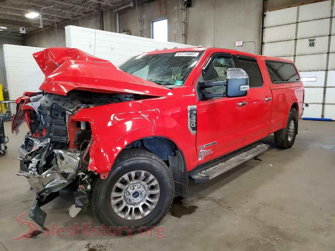 2021 FORD F350 VIN 1FT8W3BT0MED72652, front view