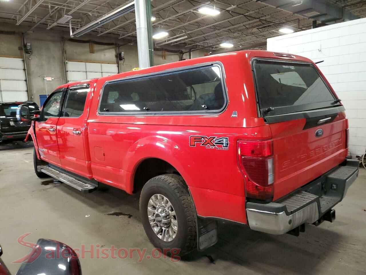 2021 FORD F350 VIN 1FT8W3BT0MED72652, right side view