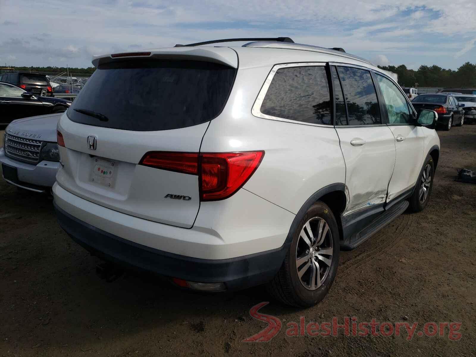 5FNYF6H79GB004789 2016 HONDA PILOT