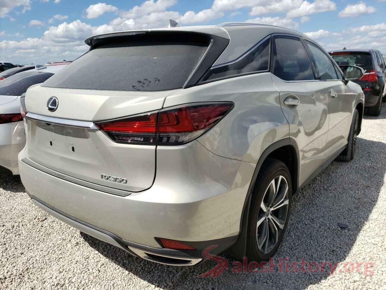 2T2HZMDAXLC221162 2020 LEXUS RX350