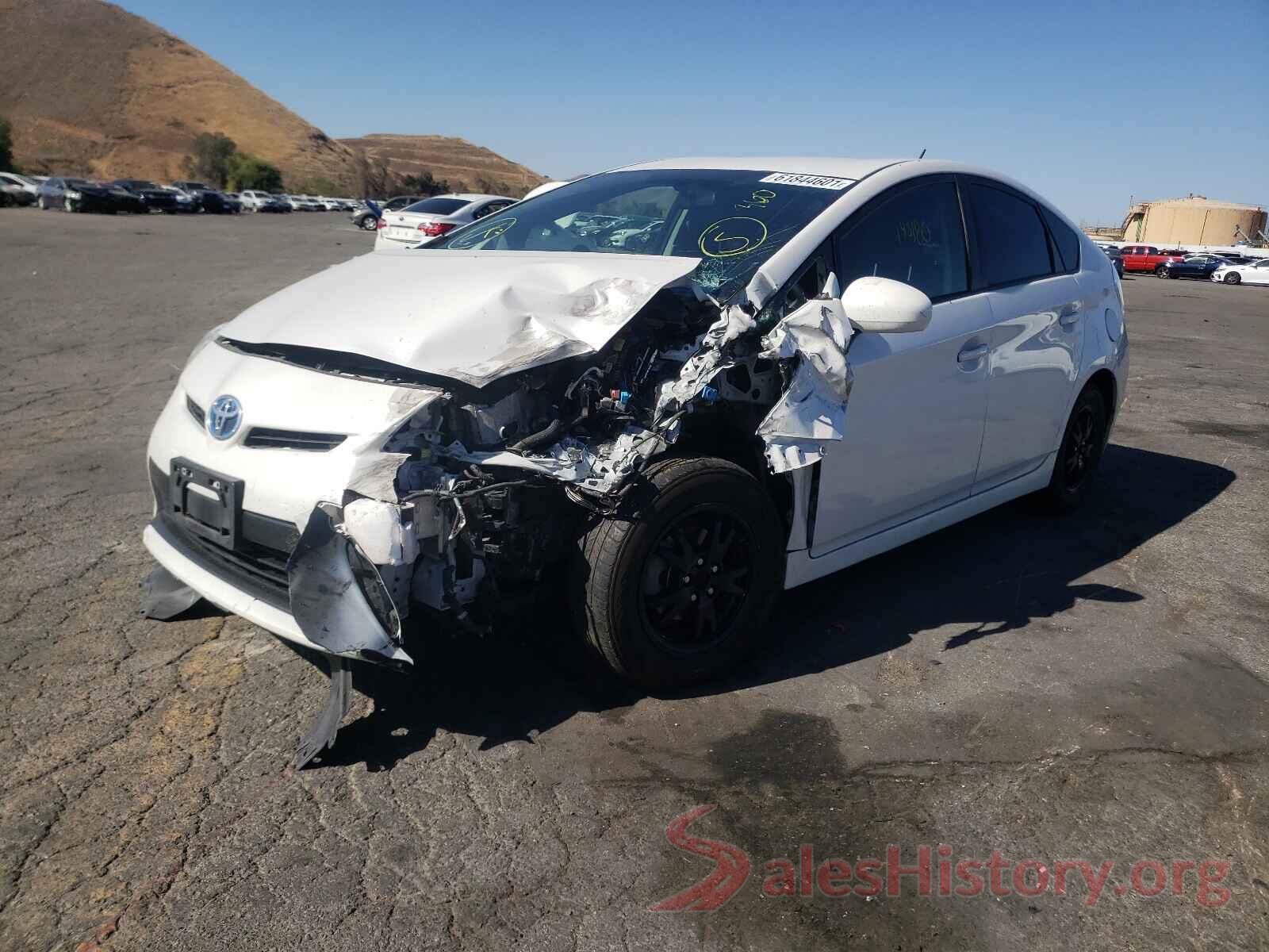 JTDKN3DU0E0378870 2014 TOYOTA PRIUS