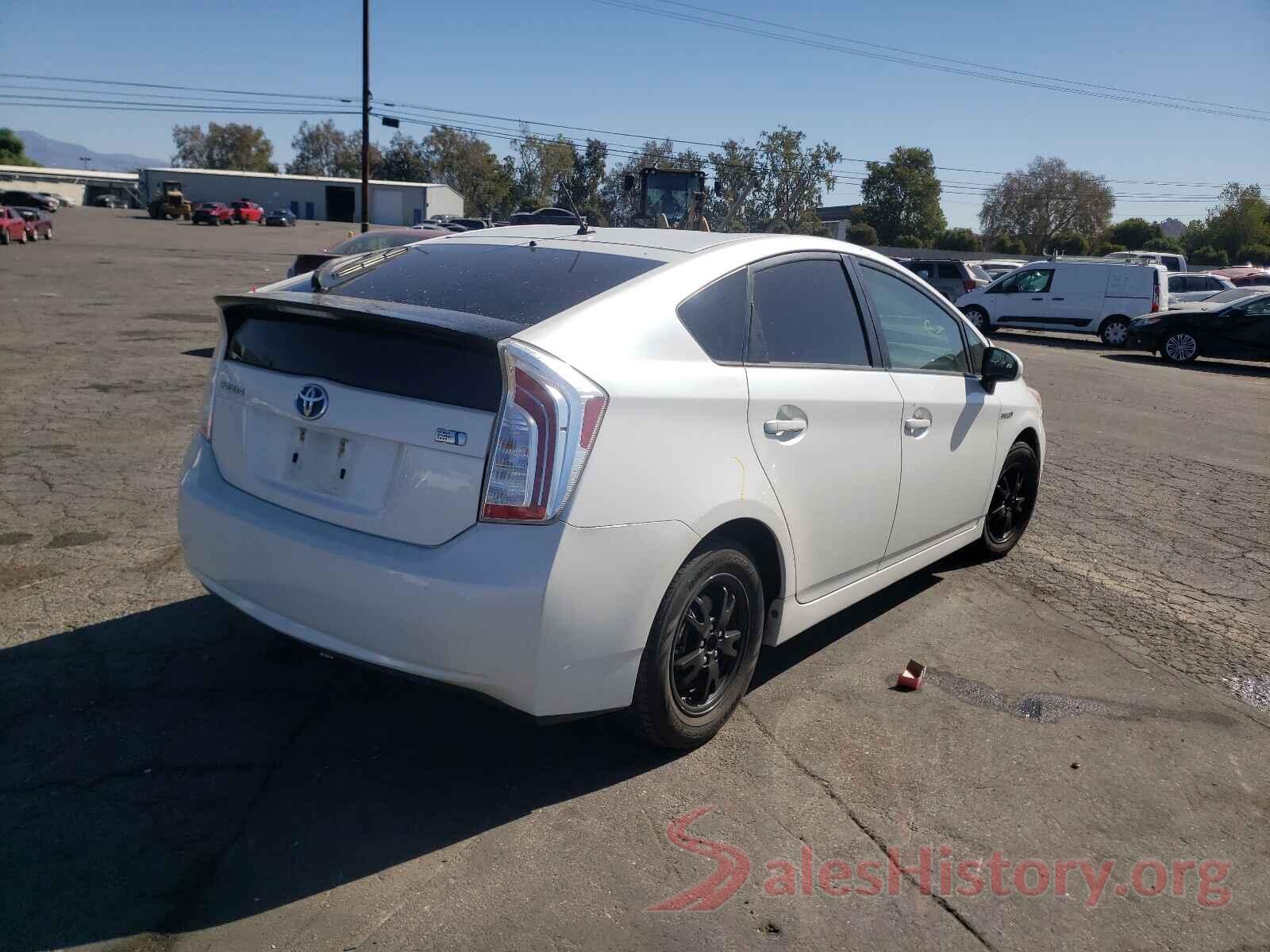 JTDKN3DU0E0378870 2014 TOYOTA PRIUS