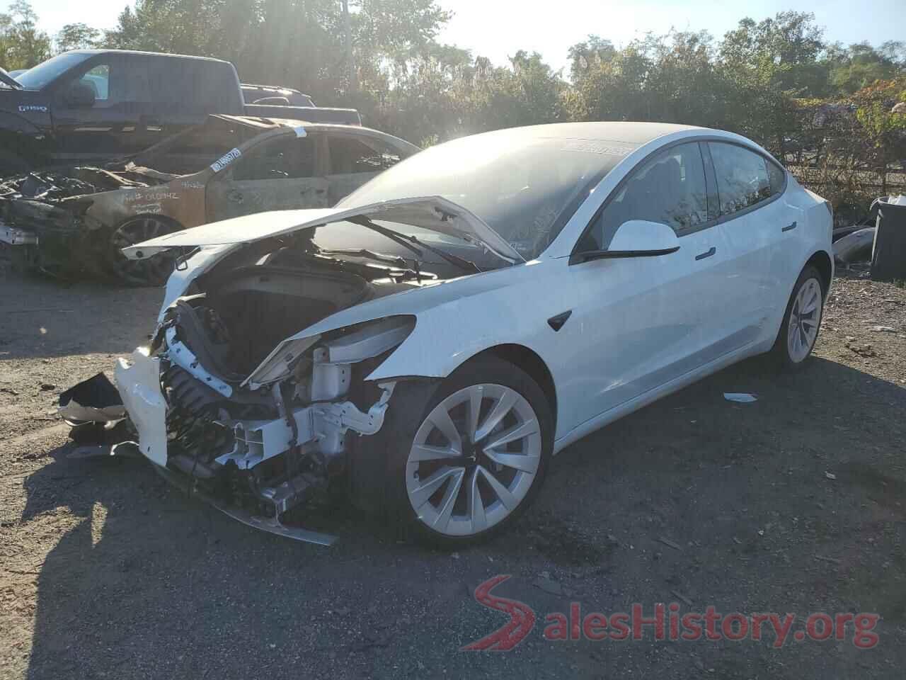 5YJ3E1EA6NF286984 2022 TESLA MODEL 3