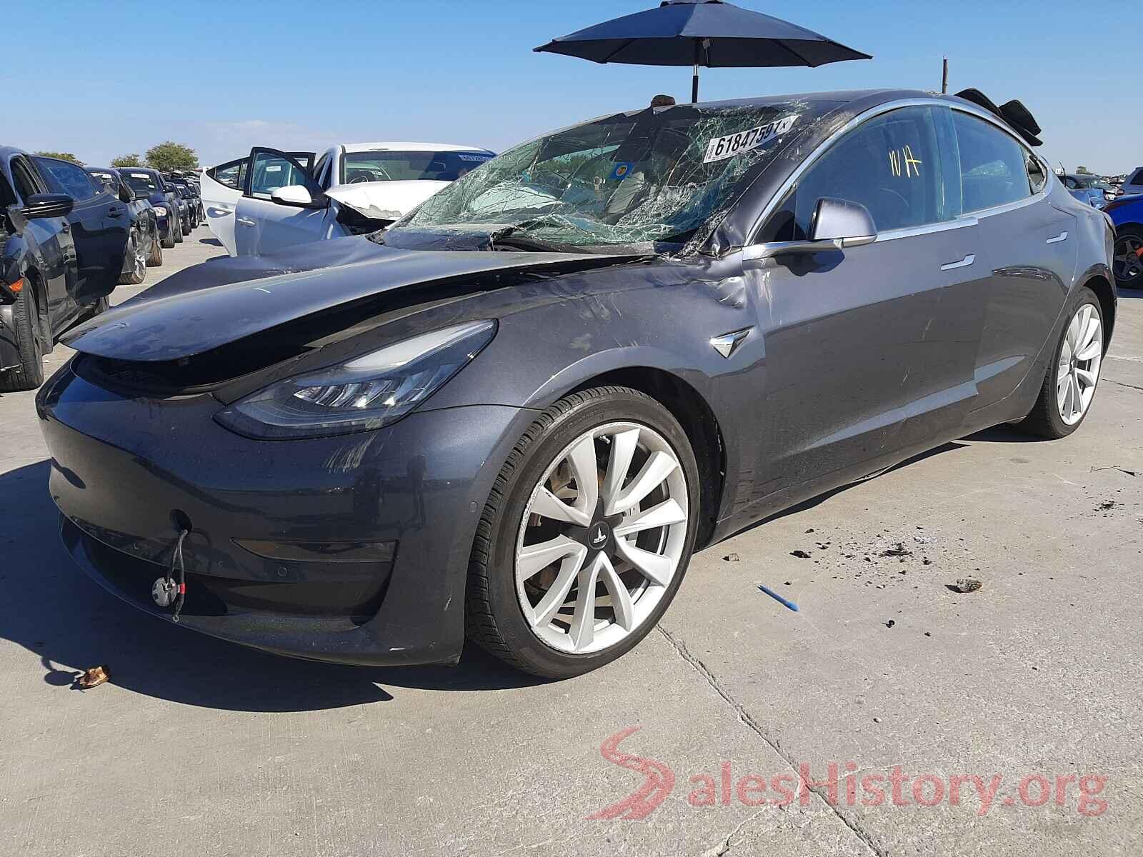 5YJ3E1EB7JF132562 2018 TESLA MODEL 3