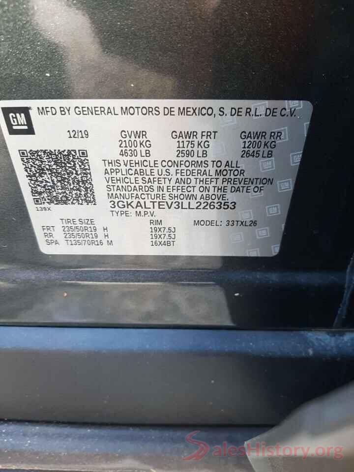 3GKALTEV3LL226353 2020 GMC TERRAIN