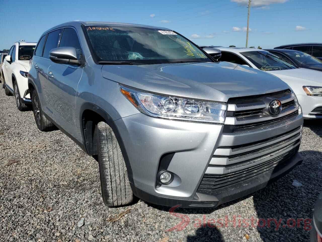 5TDZZRFH9KS369468 2019 TOYOTA HIGHLANDER