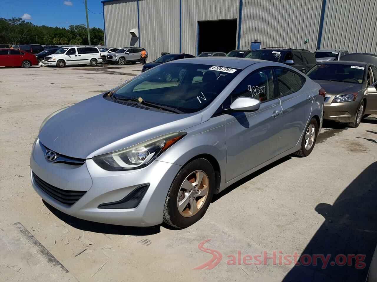 5NPDH4AE5EH510334 2014 HYUNDAI ELANTRA