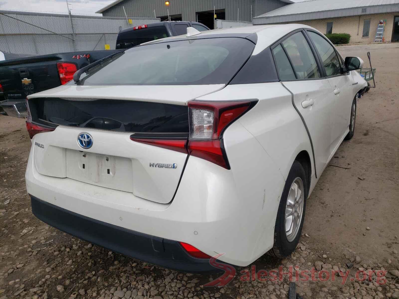 JTDKARFU2K3082643 2019 TOYOTA PRIUS