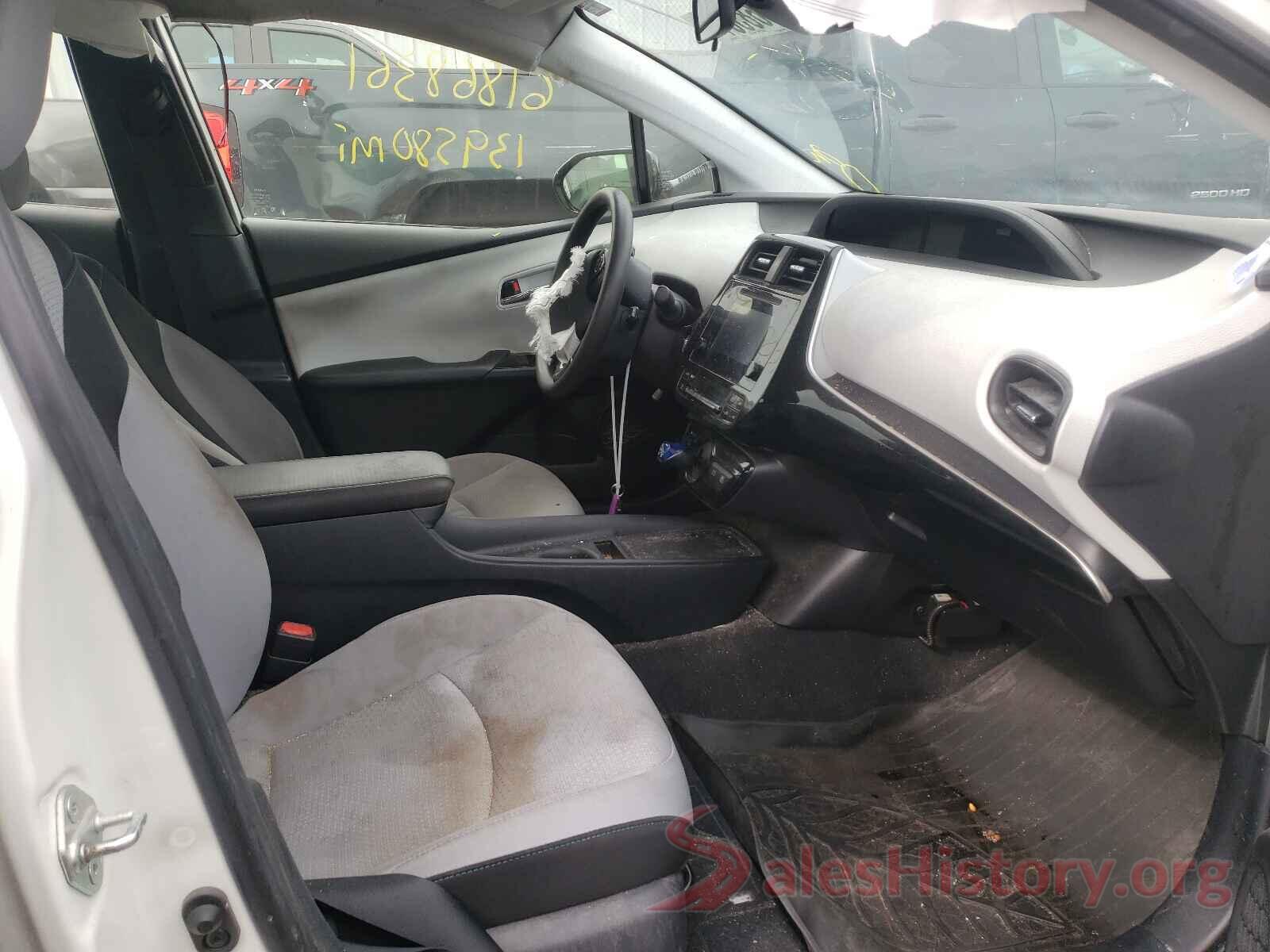 JTDKARFU2K3082643 2019 TOYOTA PRIUS