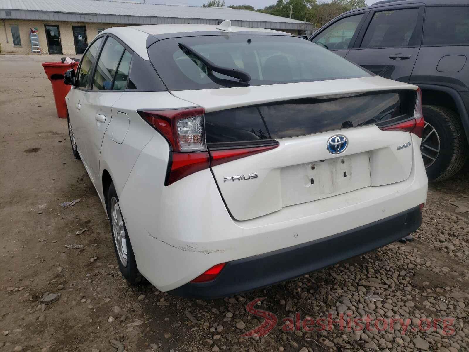 JTDKARFU2K3082643 2019 TOYOTA PRIUS