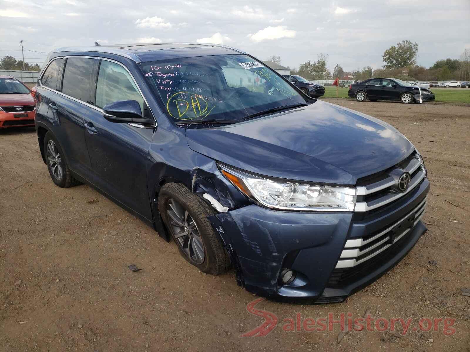 5TDJZRFH4KS735494 2019 TOYOTA HIGHLANDER