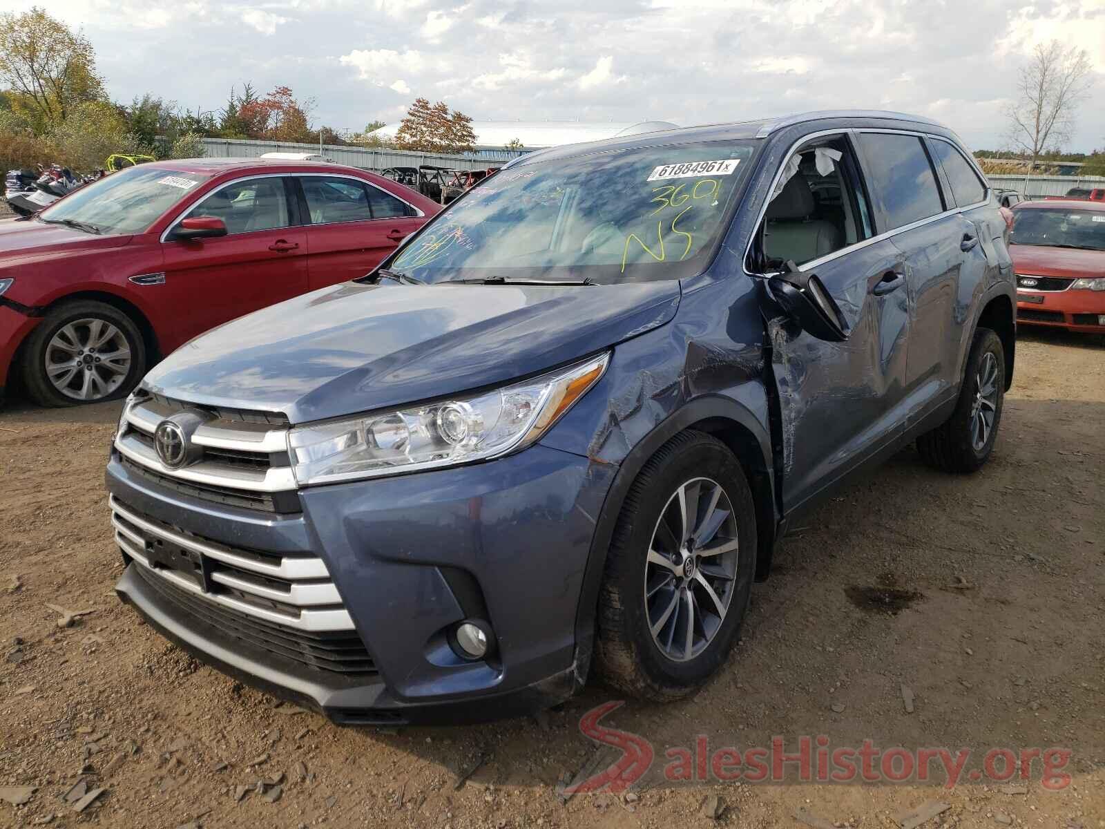 5TDJZRFH4KS735494 2019 TOYOTA HIGHLANDER