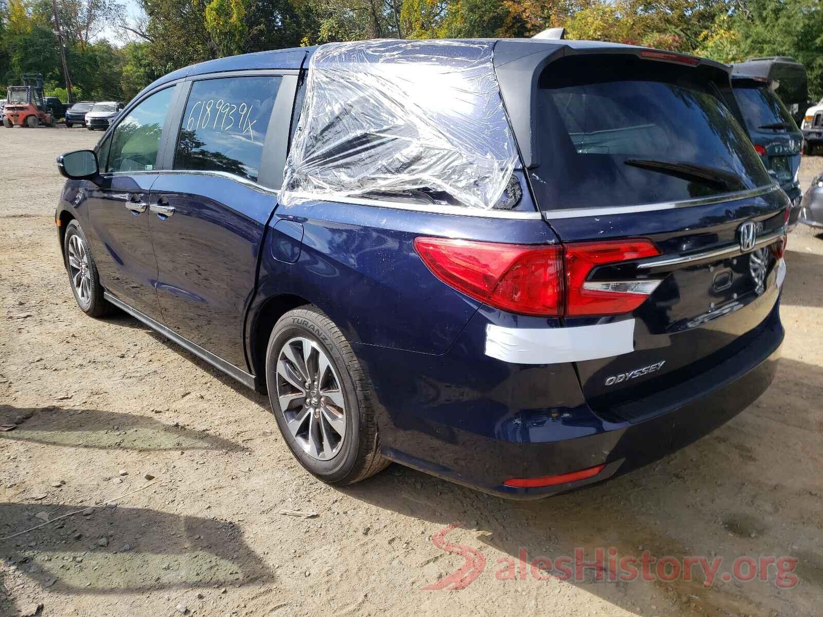 5FNRL6H71NB035755 2022 HONDA ODYSSEY